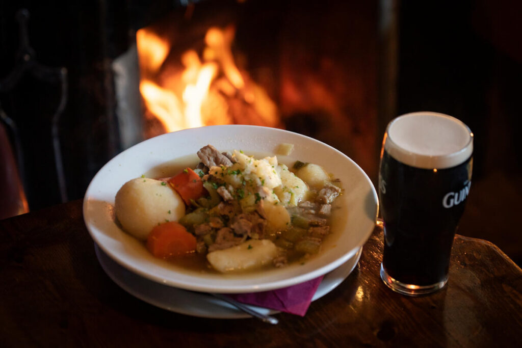 Stew and pint